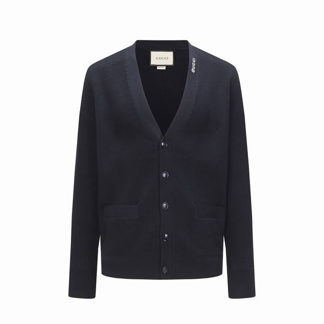 Gucci Ss25 Intarsia Silk Cotton Cardigan, Unisex. The Gucci 2025 Cruise Collecti