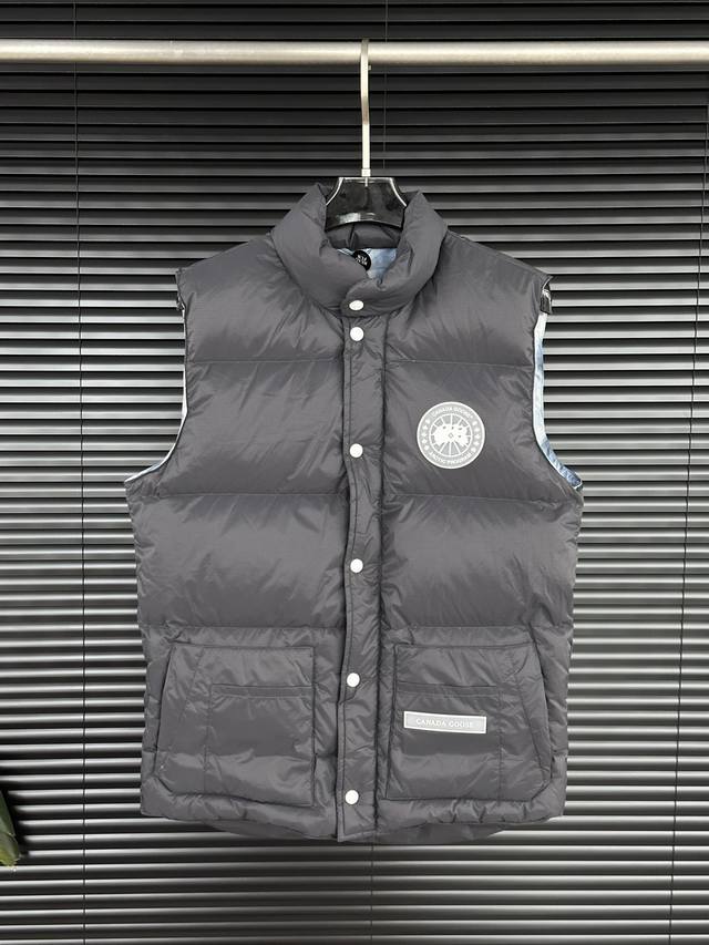 Canada Goose White Label Glacier Down Vest Graphite Gray