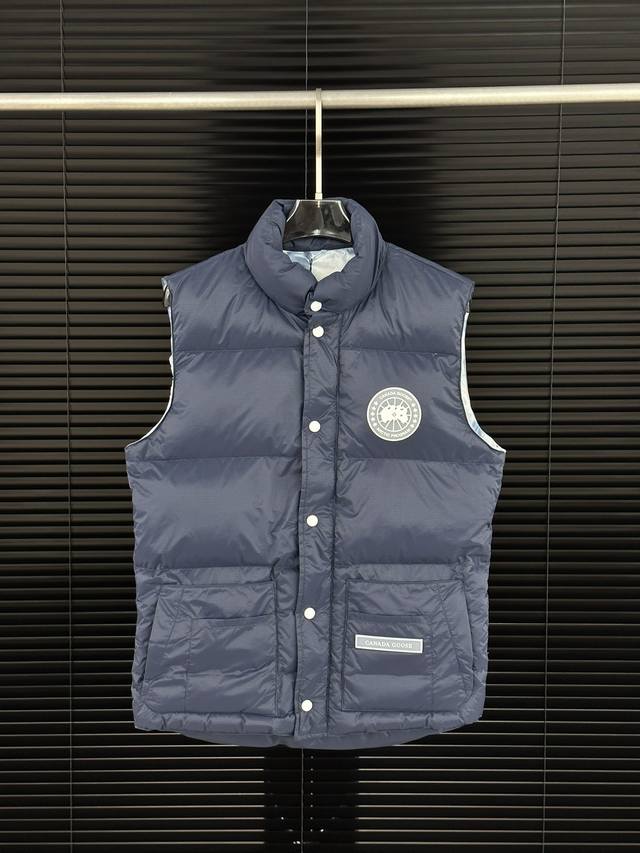 Canada Goose White Label Glacier Down Vest Reservoir Blue