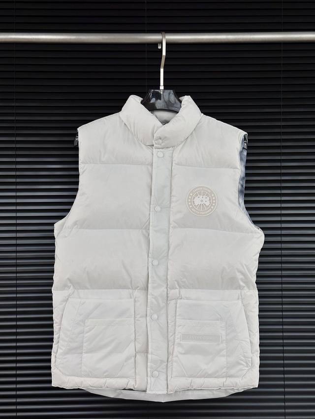 Canada Goose White Label Glacier Down Vest White