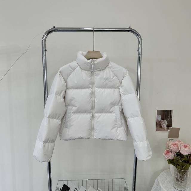 White The North Face Short Down Jacket