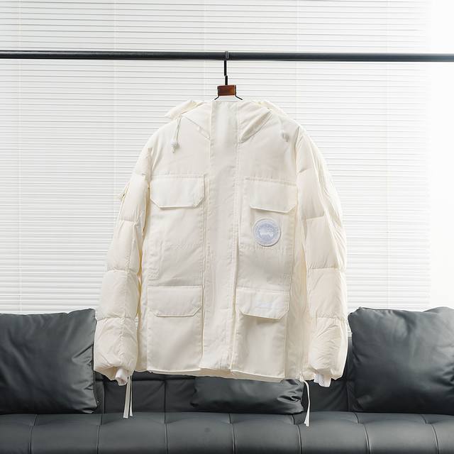 2058Mw paradigm Expedition parka-Wd men's pure white size: Xs SML Xl Xxl.