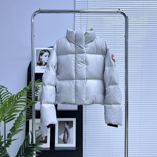 New official hit Canada Goose puff short down jacket 2256W, 4 color preview ver