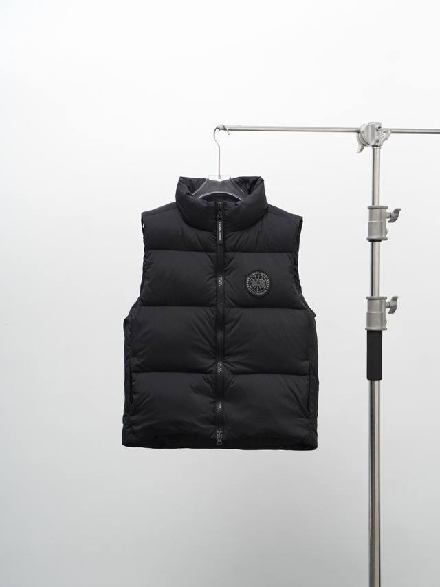 Canada Goose Canada Goose Lawrence Men's Black Black Label Down Vest Down Jacket