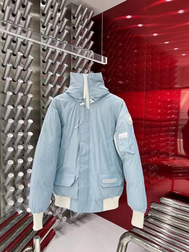 Top notch! This Canada Goose, NBA, and Rhude down jacket is a collaboration, con