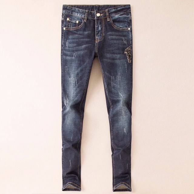 Vers*Ce's new summer jeans! Luxury Italian men's jeans made with imported washed