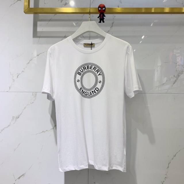 Bbr Spring and summer new letter round logo printed short High-definition digita