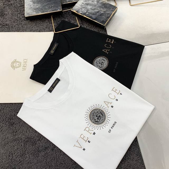 Versace, new spring/summer short-sleeved T-shirts, available at our stores, a to