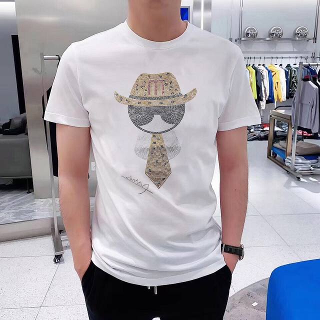 Fendi's first exchange for rhinestones (M-4Xl) is the latest rhinestone short-s