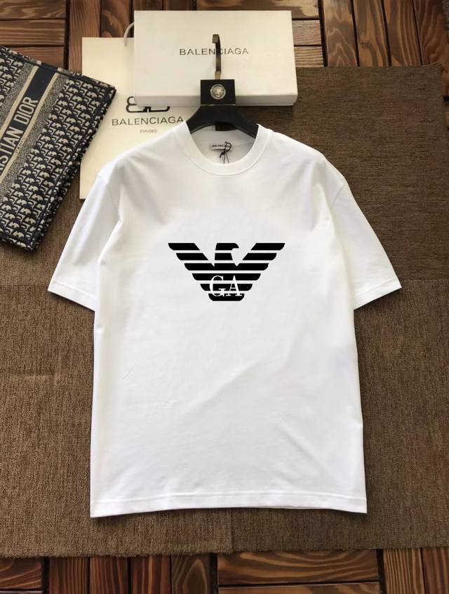 Armani Armani official website synchronized cabinet 3800 + men's short-sleeved T