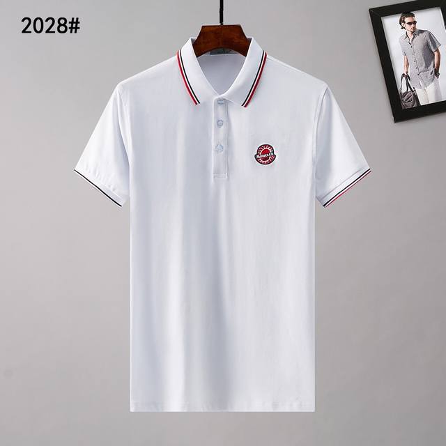 Official website's new spring/summer Moncler short-sleeved high-end T-shirts. C