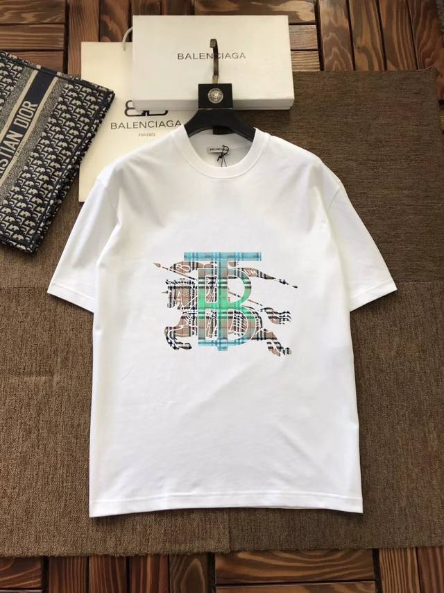 Burberry official website synchronized cabinet 3800 + men's short-sleeved T-shir