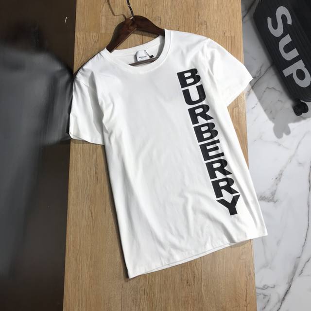 Bbr Burberry Bbr vertical monogram print 20Ss G network synced unisex short-slee