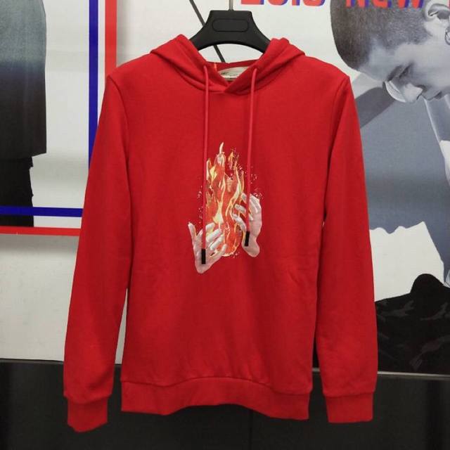 Off.White's new fall 80s sweatshirt features high-definition inkjet printing and