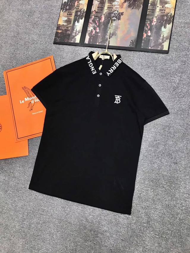 Original Burberry men's casual short-sleeved T-shirt, new arrival, custom-made
