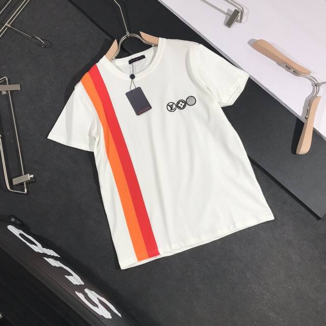 Lv Louis Vuitton's new spring/summer colorblock print with monogram embroidery o