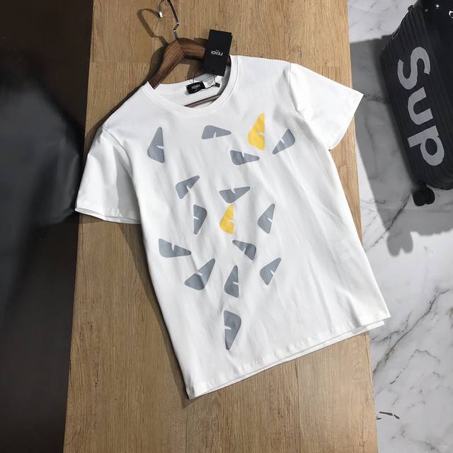 Fendi's new spring/summer 2020 collection features a full-face monster eye print