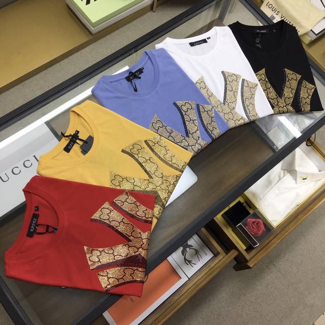 Hot new Gu.Ci summer clothing is full of fashion style, the latest letter print