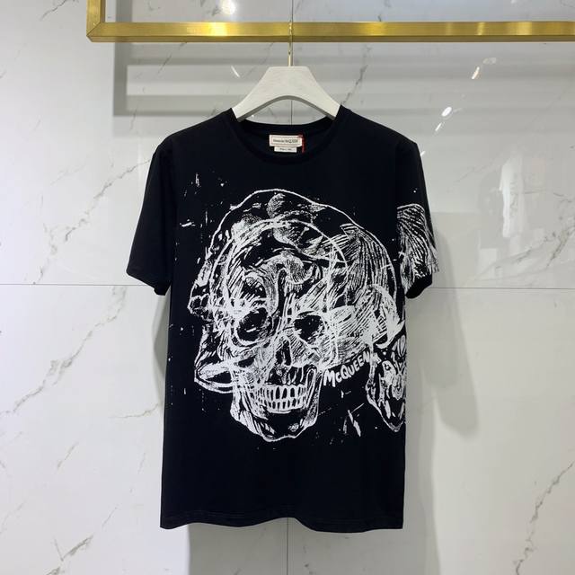 Mq Spring and summer new graffiti skull print short Using high-definition digita