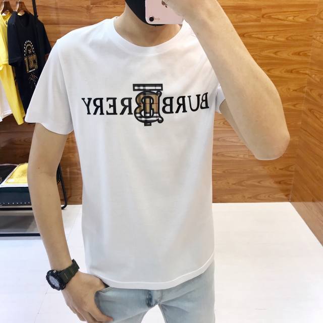 Burbe** Burbe's latest spring and summer men's short-sleeved T-shirts are availa