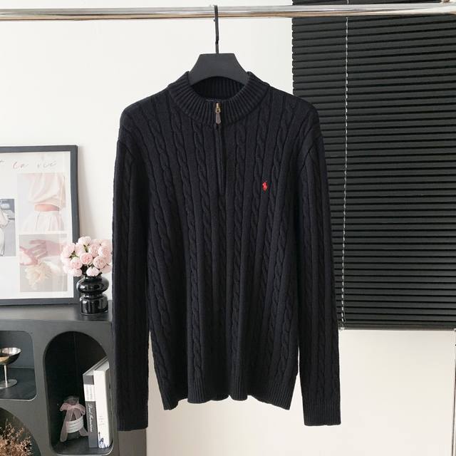 Style number: A96 Ralph Lauren small logo embroidered knitted sweater High-qual