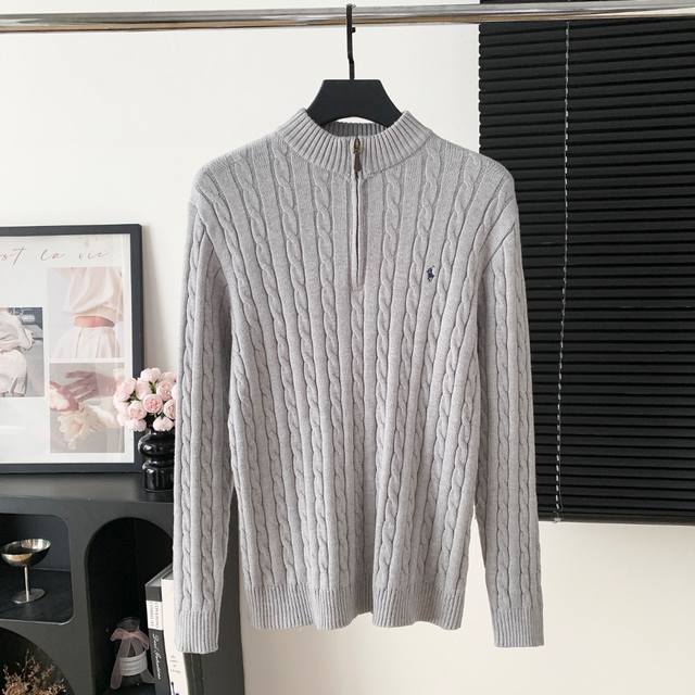 Style number: A96 Ralph Lauren small logo embroidered knitted sweater High-qual