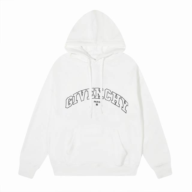 Givenchy* GivenchyGivenchy* Givenchy classic letter embroidered hooded sweatshir