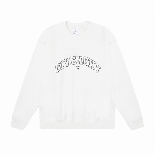 Givenchy* GivenchyGivenchy* Givenchy classic letter embroidered round neck sweat