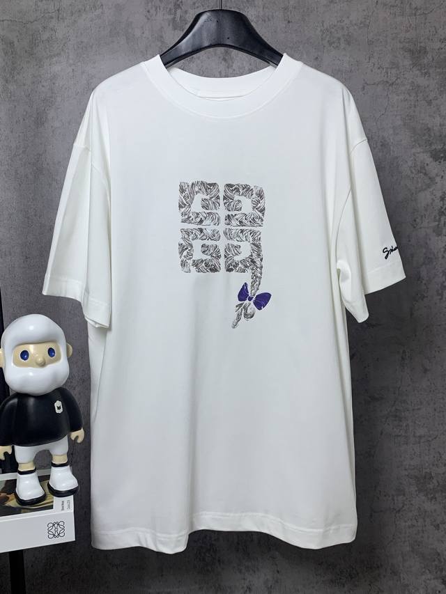 Givenchy*GivenchyGivenchy*Givenchy braided embroidered print short-sleeved T-shi