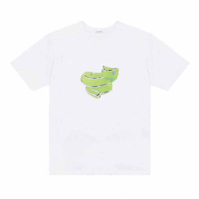 Loewe*LoeweLoewe*Loewe 25Ss fluorescent snake print short-sleeved T-shirt- Custo
