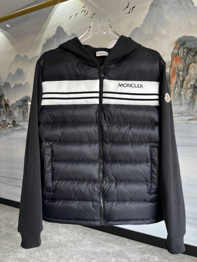 C30 Monogram knitted patchwork down jacket, new for autumn and winter 2025. Orig