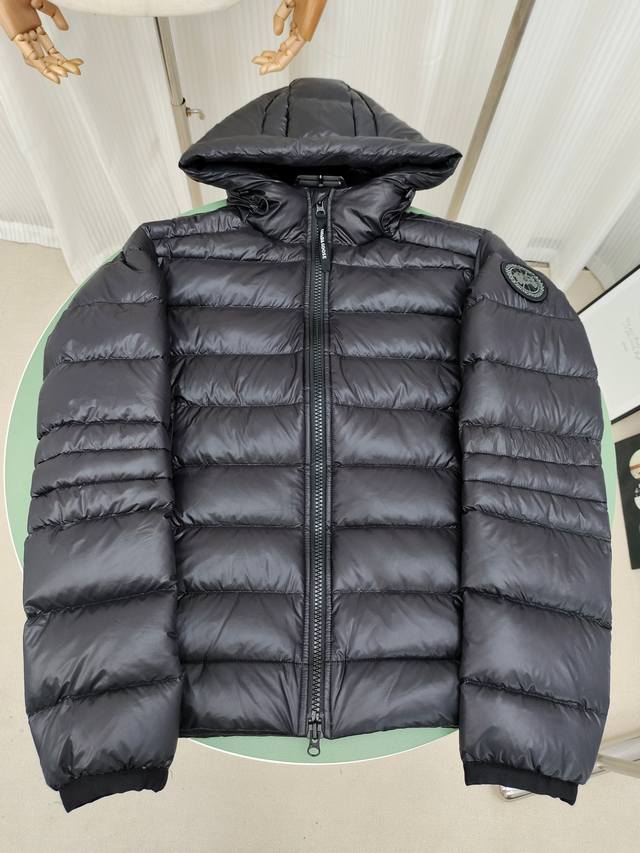 2227Mb High Edition Canada Goose Crofton Hooded Lightweight Down Jacket, a down