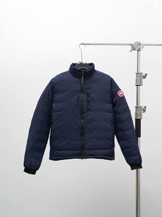 Canada Goose Lodge Men's Down Jacket 5079M Dark Blue Red Label