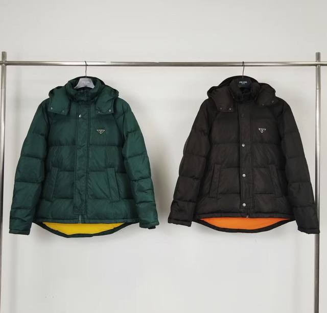 pra-Da Pra-Da down jacket, men's and women's hooded jacket, 2019 autumn and wint