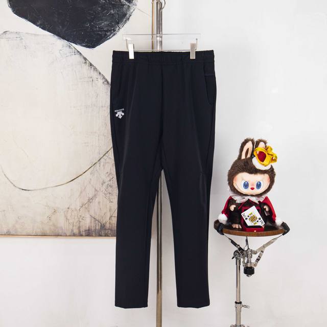 Zp version [Exclusive Supply] Descente 2025 new classic letter logo couple strai