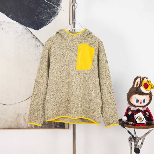 Zp Version [Exclusive Supply] Little Bird 2025 New Pocket Zipper Embroidered Log