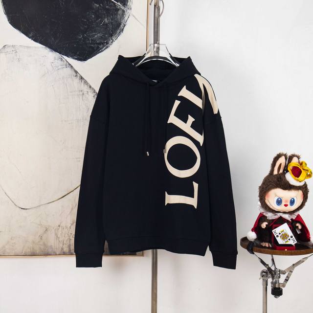 Zp Version [Exclusive] Loewe Patchwork Logo Hoodie Fabric: 380g French terry cot