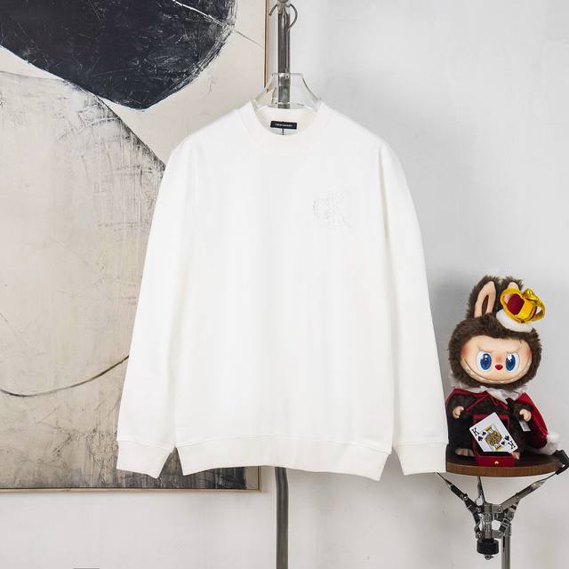 Zp version [Exclusive Supply] Ck front and back letter logo embroidered round ne