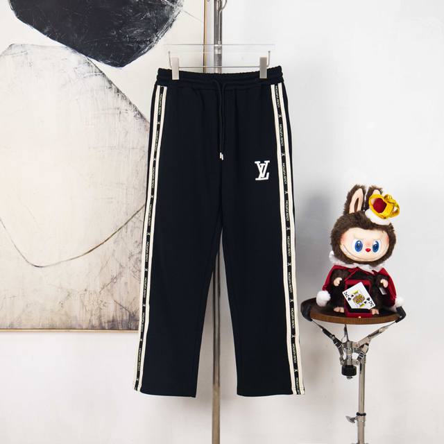 Zp Version [Exclusive Offer] LV Louis Vuitton small-logo embroidered side webbin