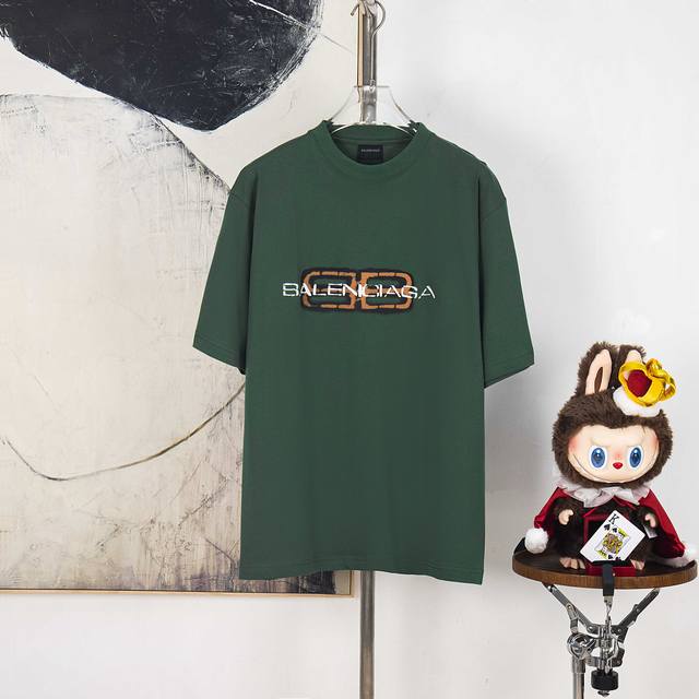 Zp Version [Exclusive Supply] Balenciaga Distressed Letter Print T-shirt Fabric: