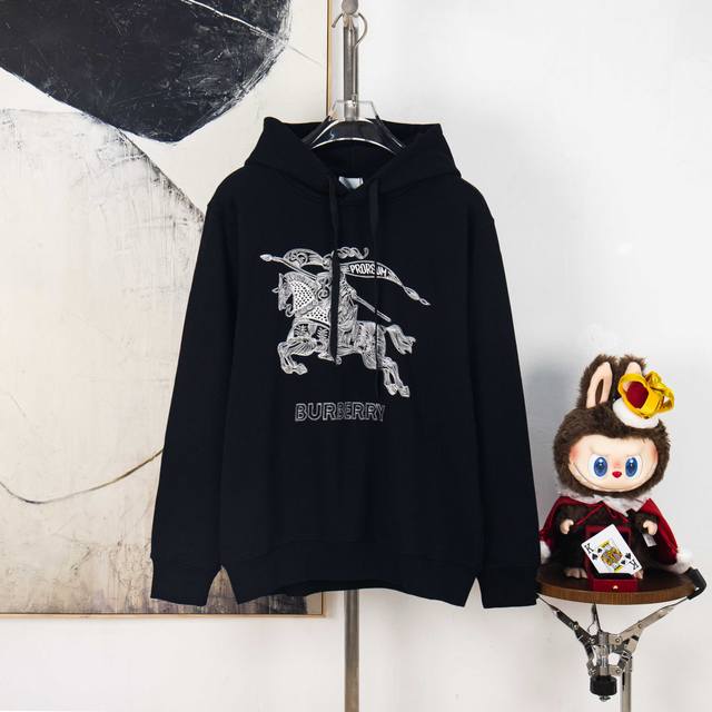 Zp version [Exclusive Supply] Style No. Xb117 Black Burberry classic letter 3D s