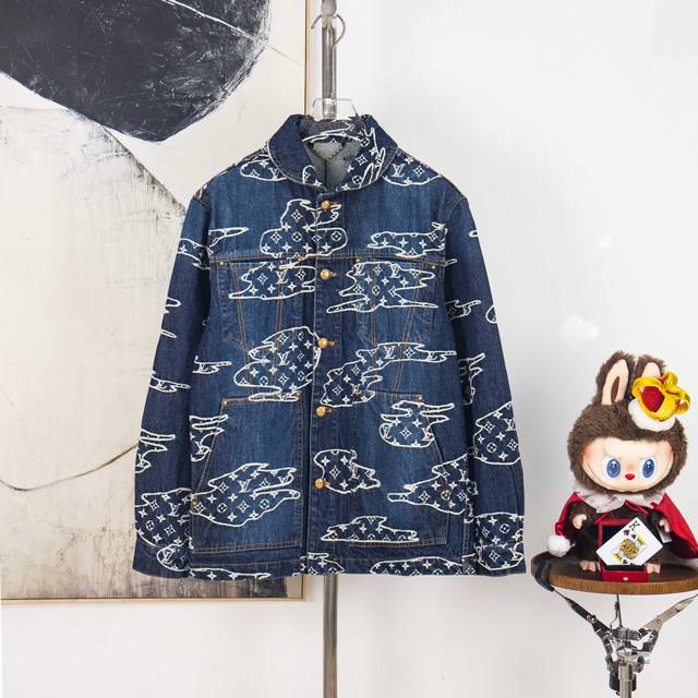 Zp Version [Exclusive] Louis Vuitton Lv 2025 New Cloud Jacquard Logo Couple's Wa