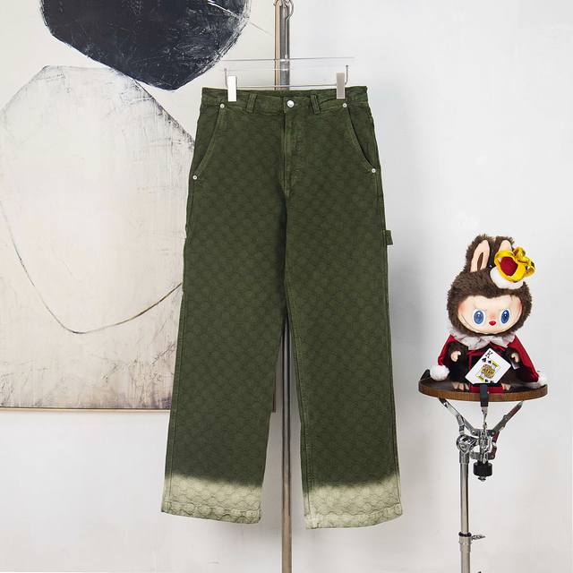 Zp version [Exclusive supply] Gu*Ci 2025Fw autumn and winter new style straight