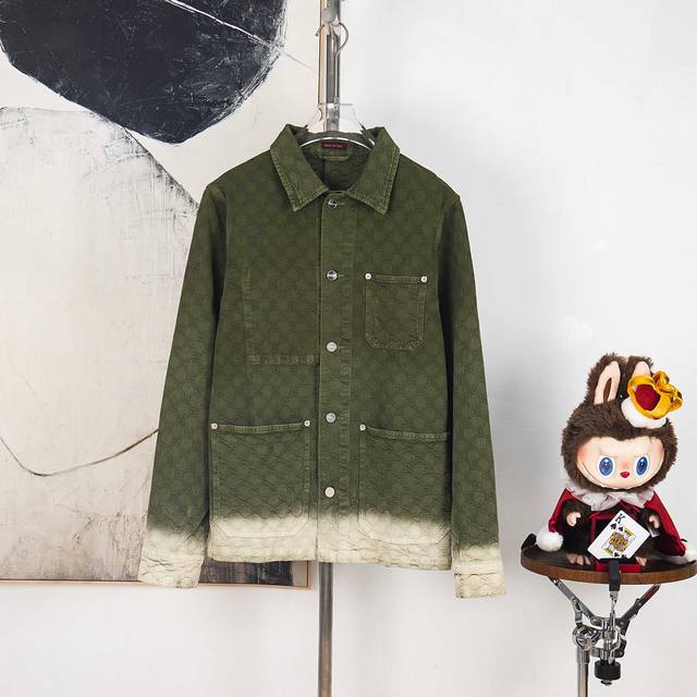 Zp version [Exclusive supply] Gu*Ci 2025Fw autumn and winter new style Lapel lon