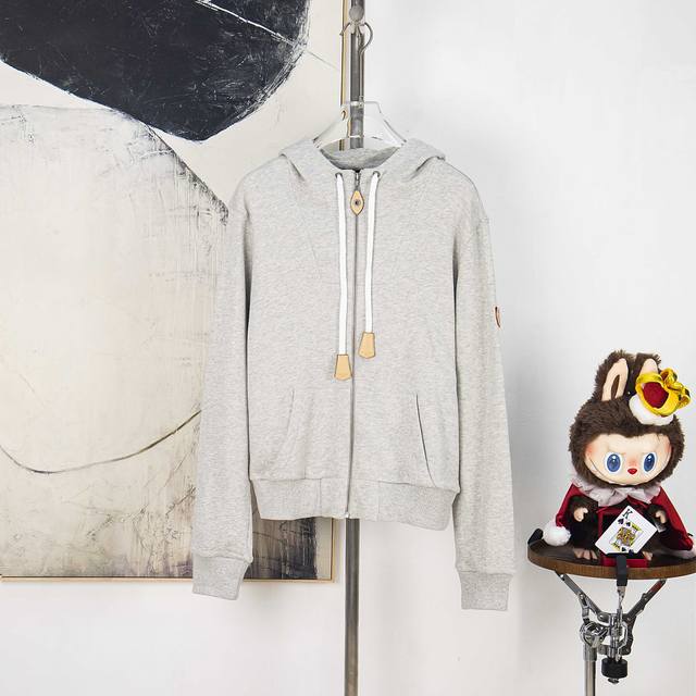 Zp Version [Exclusive] Louis Vuitton 25Fw Early Fall New Leather Hoodie This zip