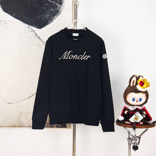 Zp Version [Exclusive] Moncler Embroidered Sleeveband Sweatshirt Fabric: Made of