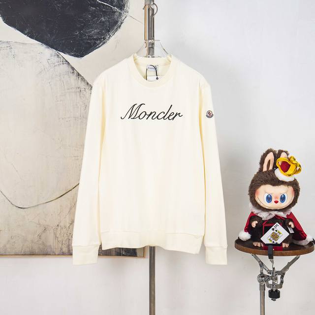 Zp Version [Exclusive] Moncler Embroidered Sleeveband Sweatshirt Fabric: Made of