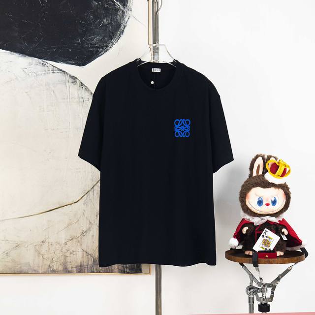Zp version [Exclusive Supply] Loewe 270g round neck short-sleeved T-shirtBrand c