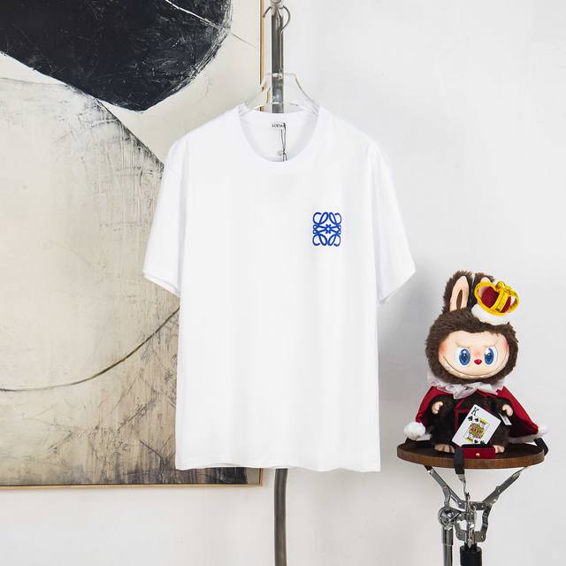 Zp version [Exclusive supply] Loewe 270g round neck short-sleeved T-shirtBrand c