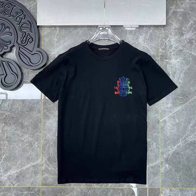 d26 2025 new Chrome Hearts Ch sword print short sleeve version comfortable unise